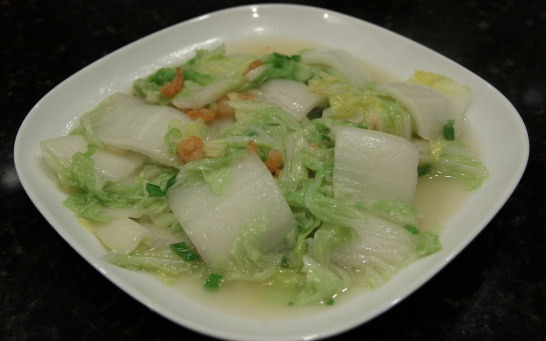 Napa Cabbage with Dried Shrimp