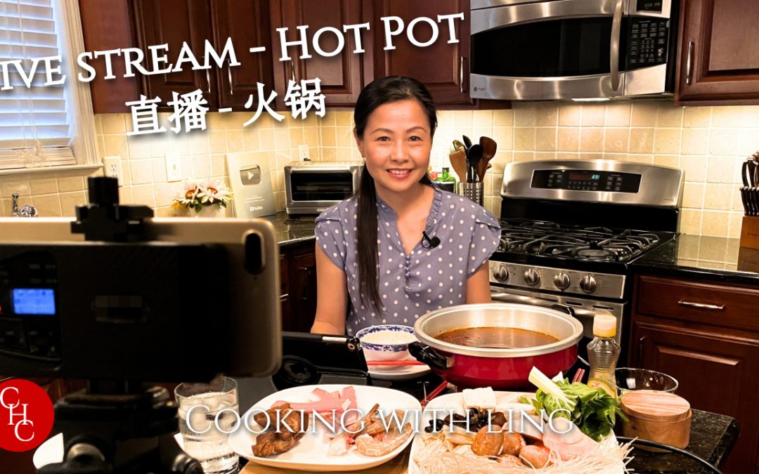 Live streaming: Hot Pot Mukbang with Ling 现场直播 吃火锅