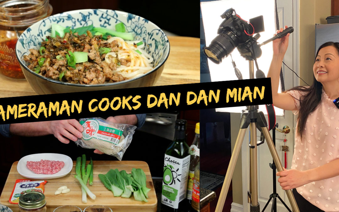 Dan Dan Noodles made by Mr. Cameraman, how would you rate him out of 5? 😊摄影师做担担面