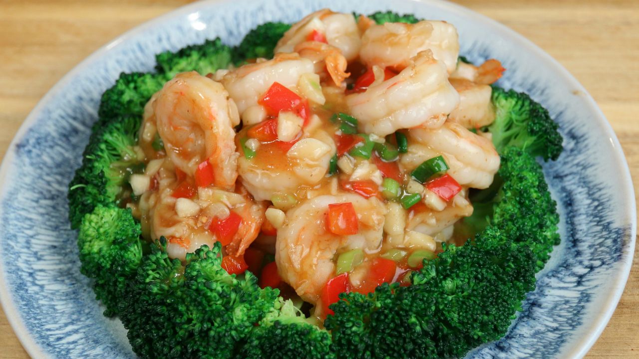 Easy Chinese Garlic Shrimp and Broccoli | Another Shrimp and Broccoli